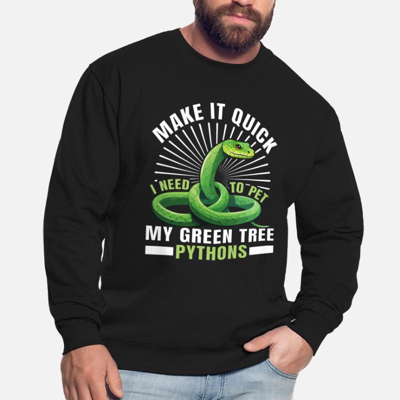 Green Tree Python Unisex Sweatshirt