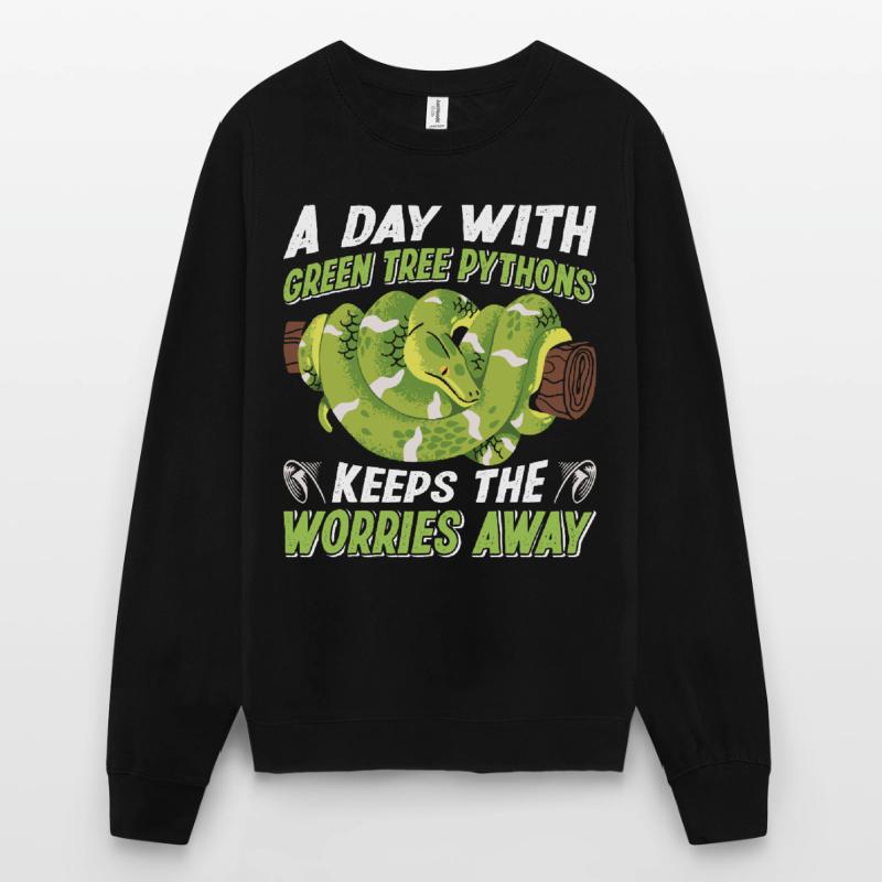 Green Tree Python Unisex Sweatshirt