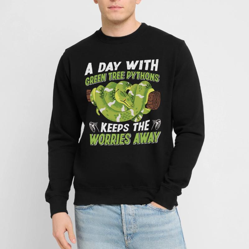 Green Tree Python Unisex Sweatshirt