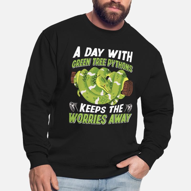 Green Tree Python Unisex Sweatshirt