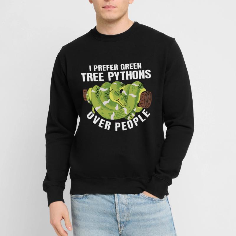 Green Tree Python Unisex Sweatshirt