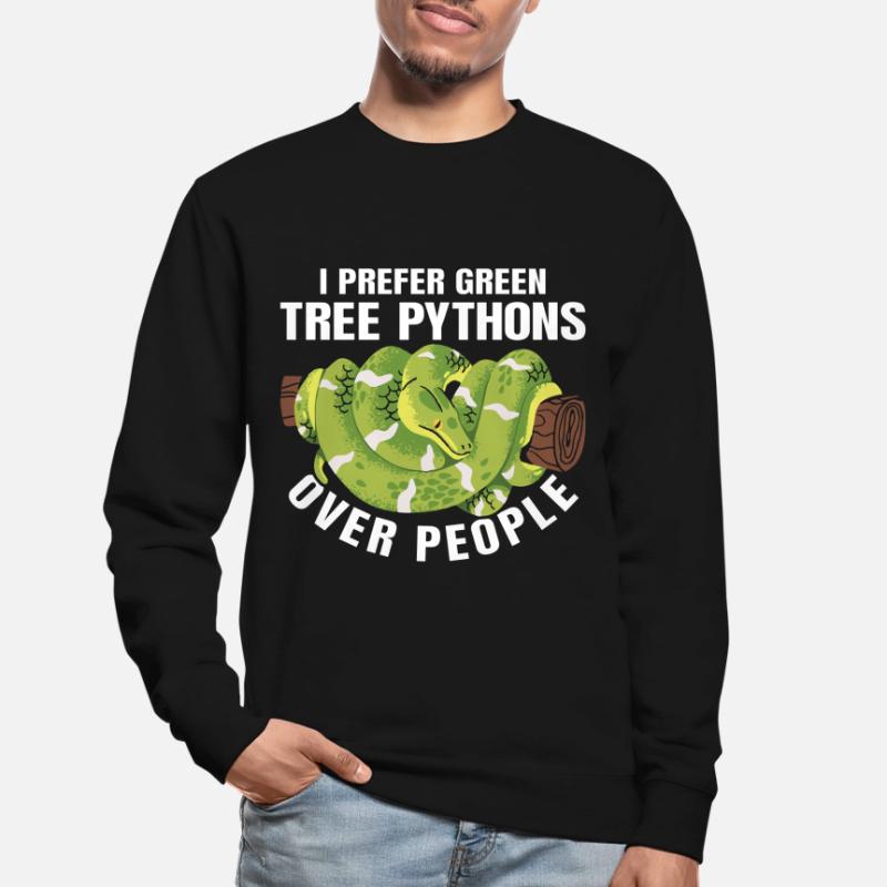 Green Tree Python Unisex Sweatshirt