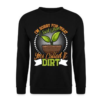 Soil Science, Naturalist - Unisex Sweatshirt - black - Front - Alina (178cm) & Michal (187cm)