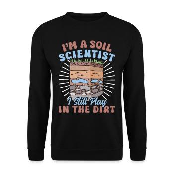 Soil Science, Naturalist - Unisex Sweatshirt - black - Front - Alina (178cm) & Michal (187cm)