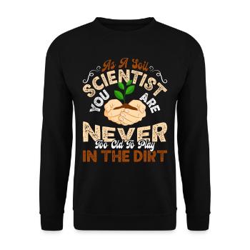 Soil Science, Naturalist - Unisex Sweatshirt - black - Front - Alina (178cm) & Michal (187cm)