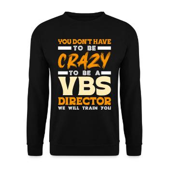 École biblique de vacances, VBS - Sweat-shirt Unisexe - noir - Devant - Alina (178cm) & Michal (187cm)