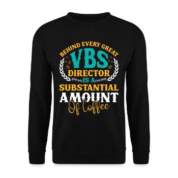 École biblique de vacances, VBS - Sweat-shirt Unisexe - noir - Devant - Alina (178cm) & Michal (187cm)