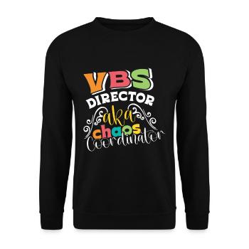 École biblique de vacances, VBS - Sweat-shirt Unisexe - noir - Devant - Alina (178cm) & Michal (187cm)