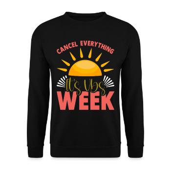 École biblique de vacances, VBS - Sweat-shirt Unisexe - noir - Devant - Alina (178cm) & Michal (187cm)