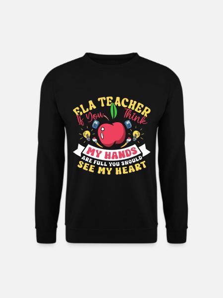 Funny English School Teacher - Unisex Pullover - Schwarz