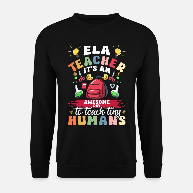 Funny English School Teacher - Unisex Pullover - Schwarz