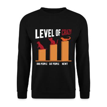 Newt - Unisex Sweatshirt - black - Front - Alina (178cm) & Michal (187cm)