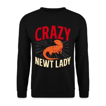 Newt - Unisex Sweatshirt - black - Front - Alina (178cm) & Michal (187cm)