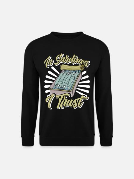 Sardines, Fishing, Fish - Unisex Sweatshirt - black