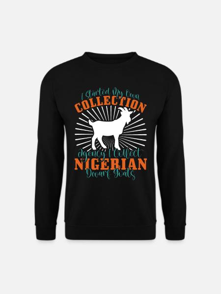 Goat lovers, Nigerian pygmy goats - Unisex Sweatshirt - black