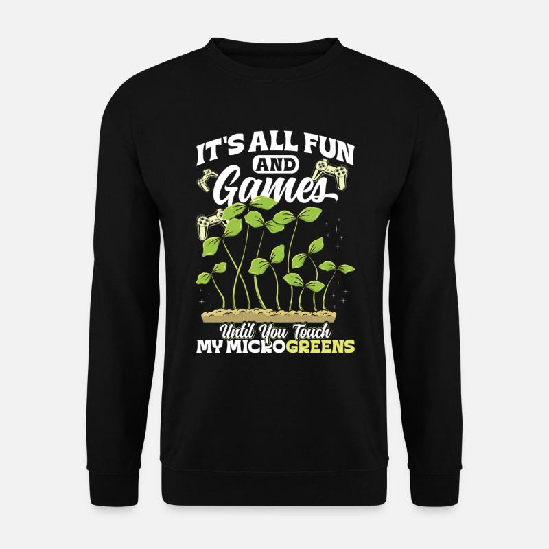 Micro-pousses Micro-pousses - Sweat-shirt Unisexe - noir