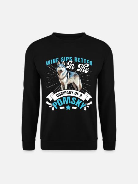 Dog saying dog dog - Unisex Sweatshirt - black