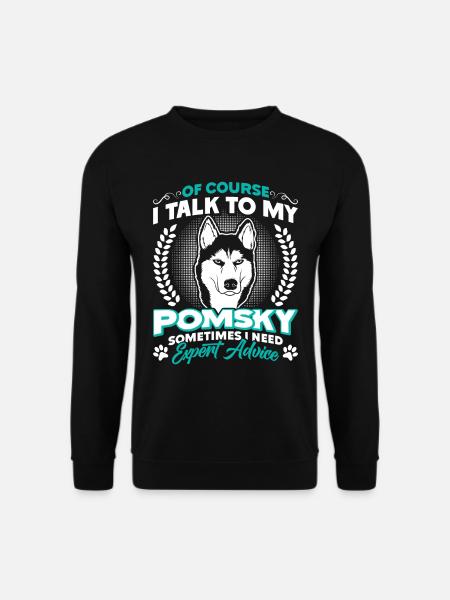 Dog saying dog dog - Unisex Sweatshirt - black