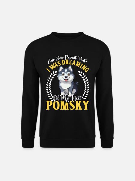 Dog saying dog dog - Unisex Sweatshirt - black