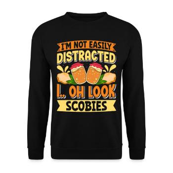 Kombucha Scoby fermented drinks - Unisex Pullover - Schwarz - Vorne - Alina (178cm) & Michal (187cm)
