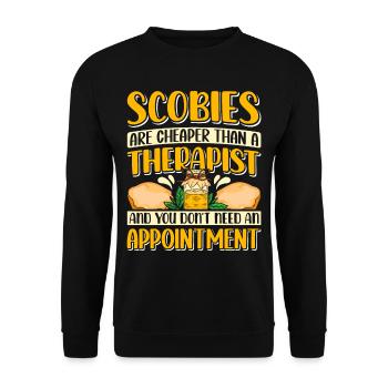 Kombucha Scoby fermented drinks - Unisex Pullover - Schwarz - Vorne - Alina (178cm) & Michal (187cm)