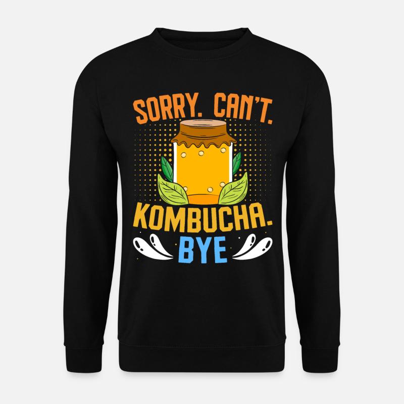 Kombucha Scoby fermented drinks - Unisex Pullover - Schwarz