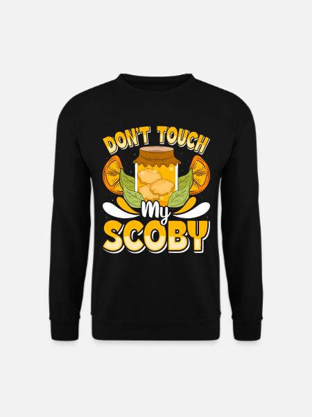 Kombucha Scoby fermented drinks - Unisex Sweatshirt - black