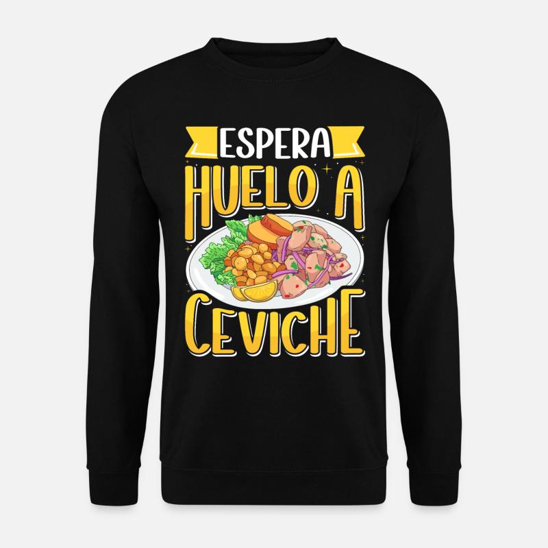 Seafood Peruvian Ceviche - Unisex Sweatshirt - black