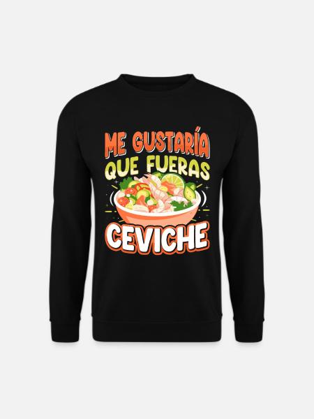 Seafood Peruvian Ceviche - Unisex Sweatshirt - black