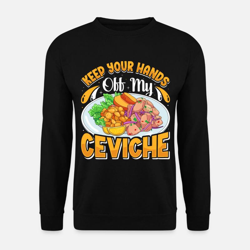 Seafood Peruvian Ceviche - Unisex Sweatshirt - black
