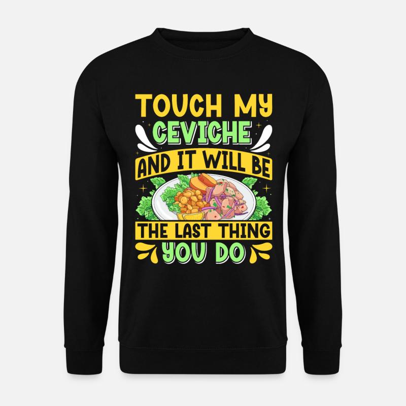 Seafood Peruvian Ceviche - Unisex Sweatshirt - black
