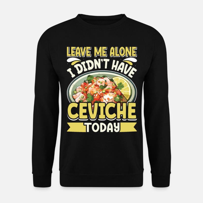 Seafood Peruvian Ceviche - Unisex Pullover - Schwarz