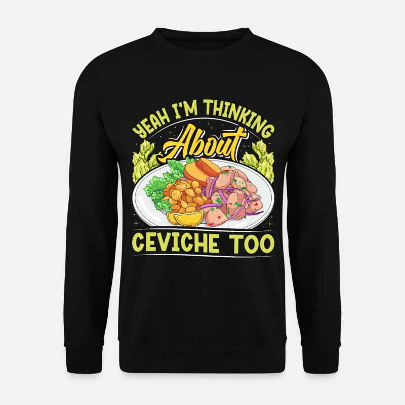 Seafood Peruvian Ceviche - Unisex Sweatshirt - black
