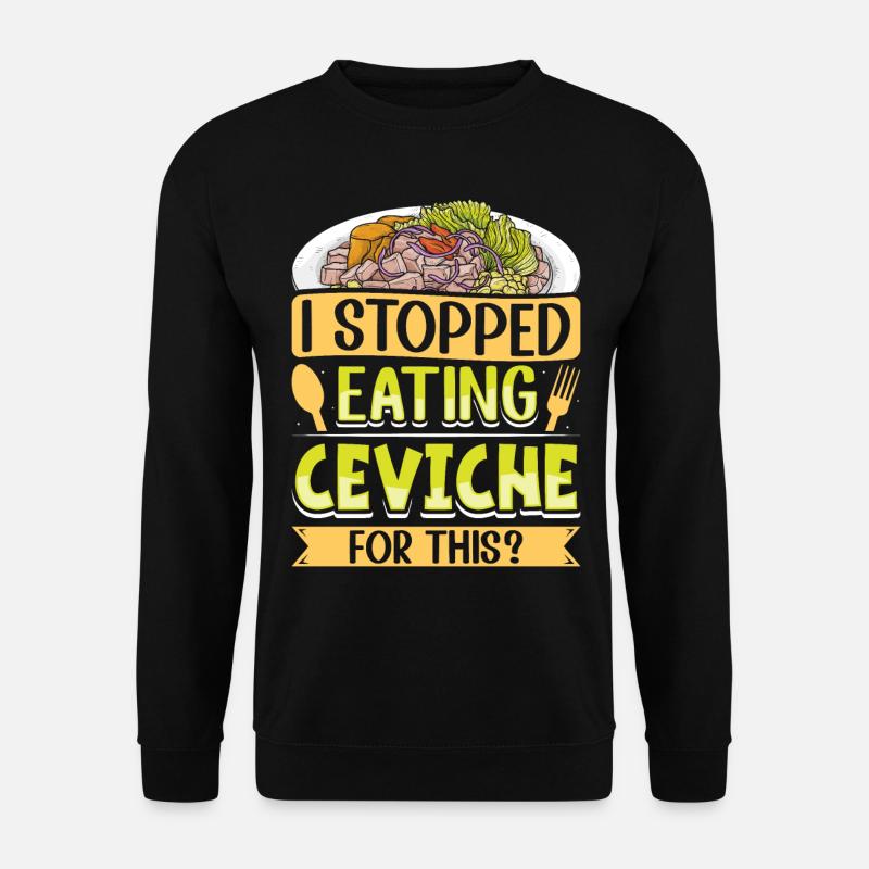 Seafood Peruvian Ceviche - Unisex Sweatshirt - black