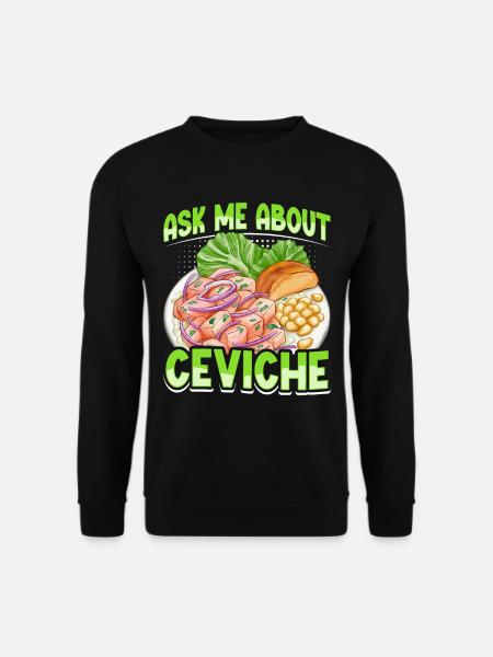 Seafood Peruvian Ceviche - Unisex Sweatshirt - black