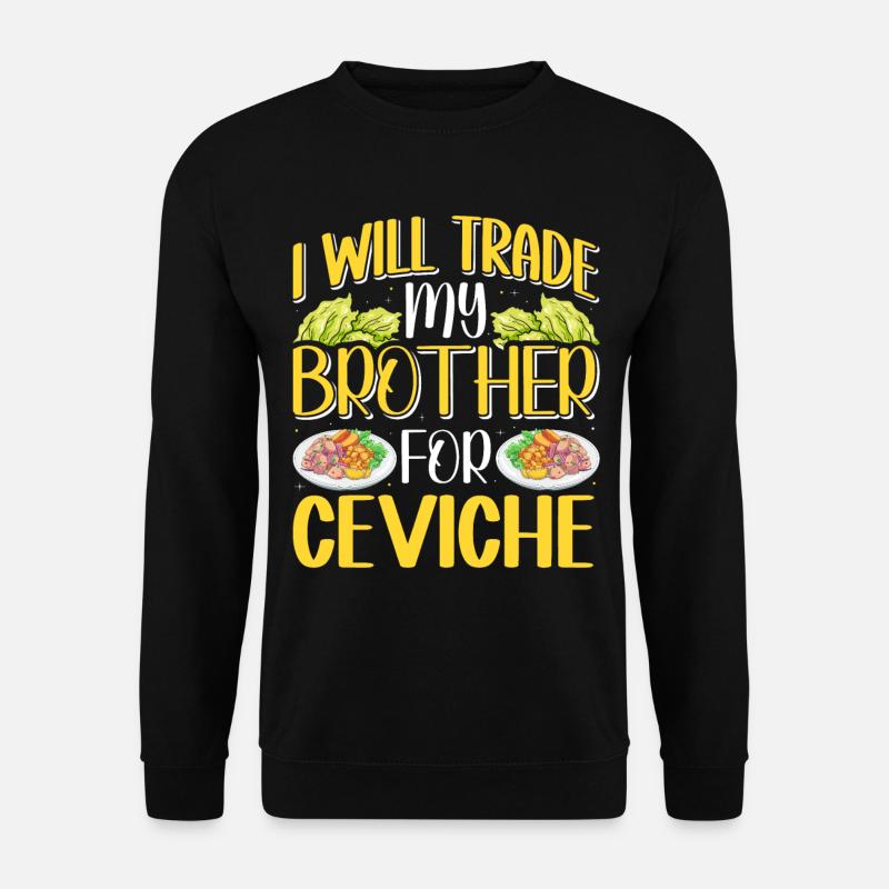 Seafood Peruvian Ceviche - Unisex Sweatshirt - black