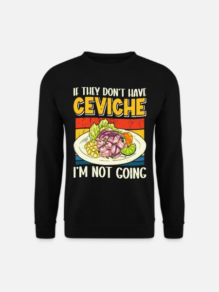 Seafood Peruvian Ceviche - Unisex Sweatshirt - black