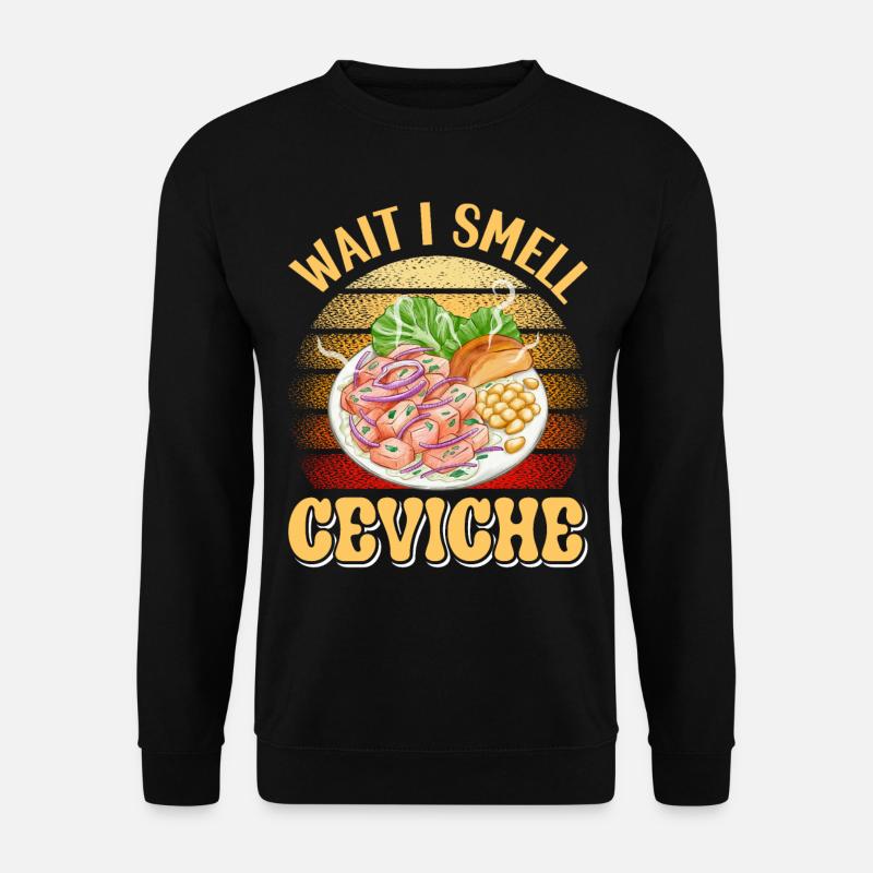 Seafood Peruvian Ceviche - Unisex Sweatshirt - black