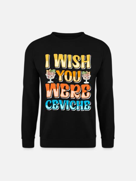 Seafood Peruvian Ceviche - Unisex Sweatshirt - black