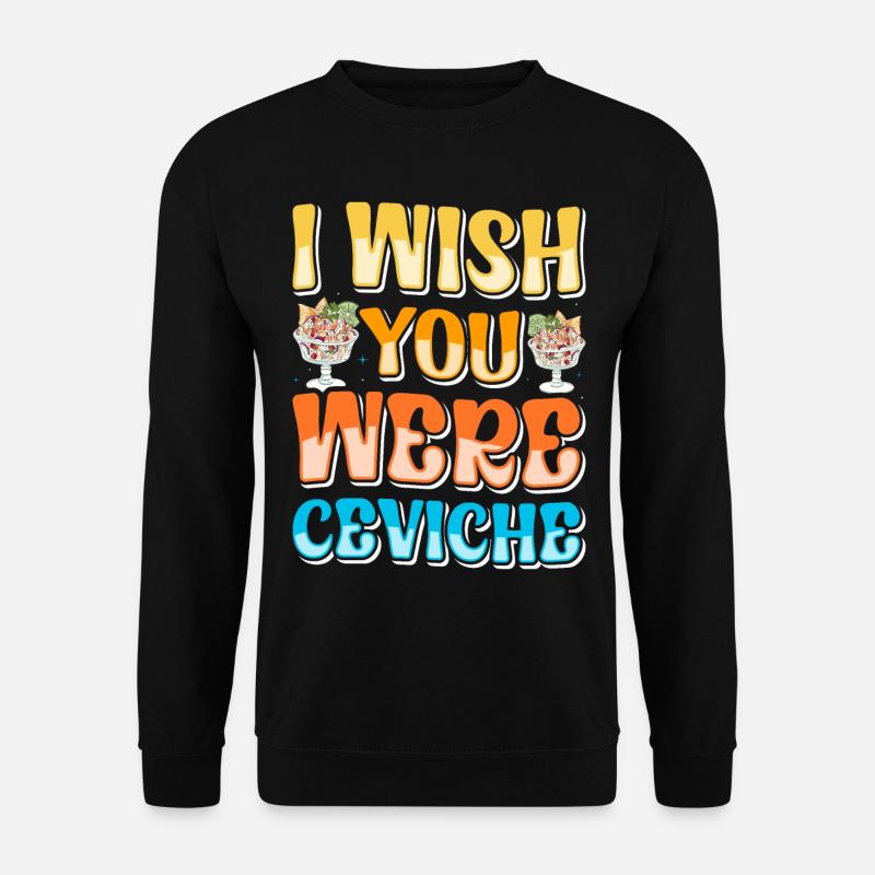 Seafood Peruvian Ceviche - Unisex Sweatshirt - black