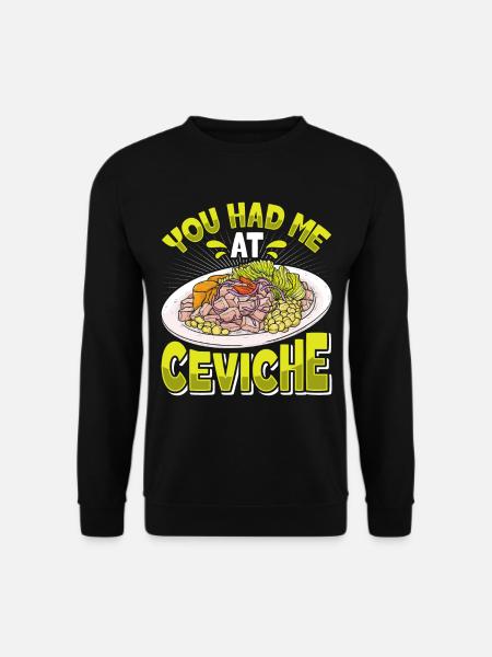Seafood Peruvian Ceviche - Unisex Sweatshirt - black