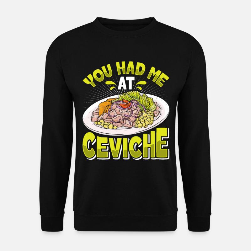 Seafood Peruvian Ceviche - Unisex Sweatshirt - black