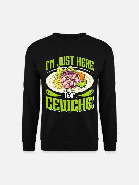 Seafood Peruvian Ceviche - Unisex Sweatshirt - black
