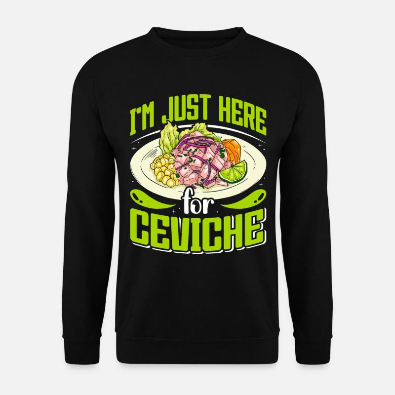 Seafood Peruvian Ceviche - Unisex Sweatshirt - black