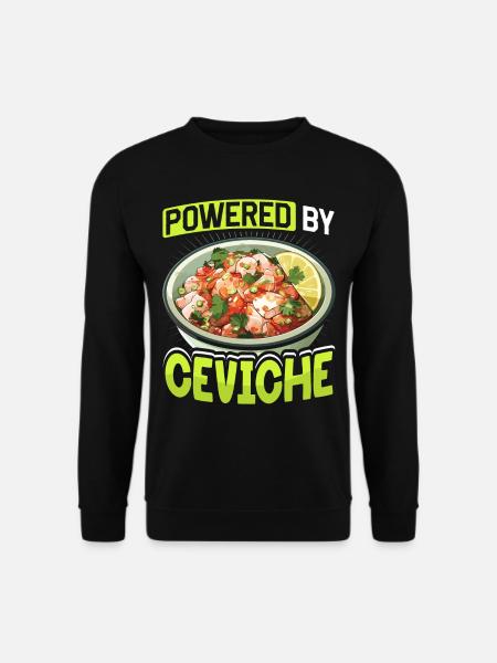 Seafood Peruvian Ceviche - Unisex Sweatshirt - black