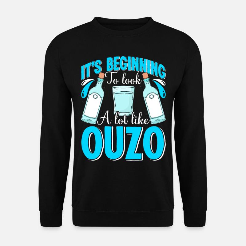 Greece Ouzo - Unisex Sweatshirt - black