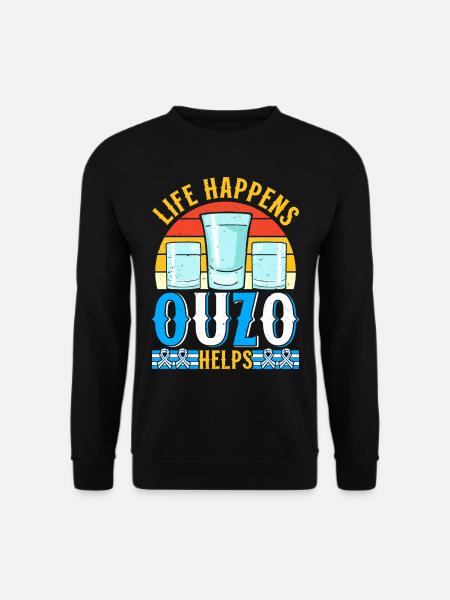 Greece Ouzo - Unisex Sweatshirt - black