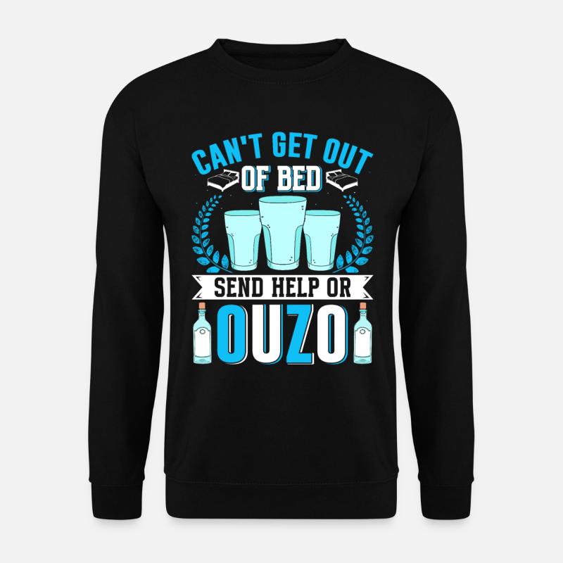 Grèce Ouzo - Sweat-shirt Unisexe - noir