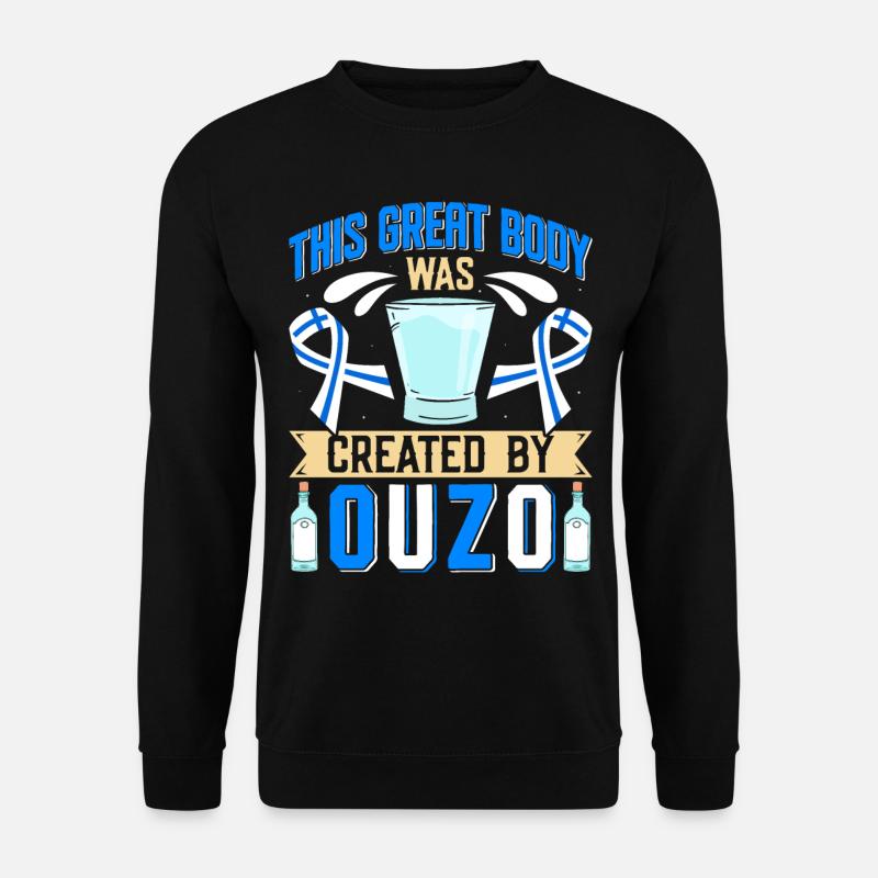 Greece Ouzo - Unisex Sweatshirt - black