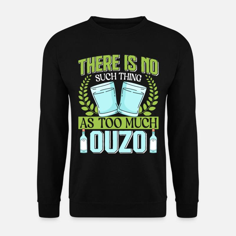 Grèce Ouzo - Sweat-shirt Unisexe - noir